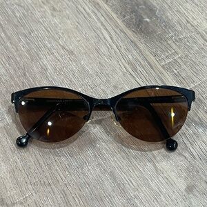 Jonathan Adler Designer Reading Sunglasses JA-503 Black Tortoise Gold Glassss